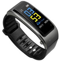 DMDG Y3 2 in 1 Color Screen Bluetooth Earphone Smart Bracelet