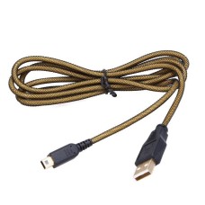 1.5M 24K Precious Metals Charger Charging Cord Micro USB 2.0 Data Cable for Nintendo NDSI/NDSIXL/2DS/3DS/NEW 3DS/3DSXL