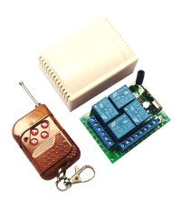 FYZ1331 433MHz Universal Wireless Remote Control Switch DC12V4 Way Relay Receiving Module