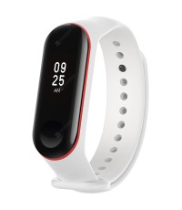 Silicone Smart Watch Strap with Anti-lost Ring for Xiaomi Mi Band 3