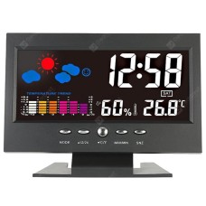 8082T Digital Backlit Weather Station Thermometer Hygrometer Clock