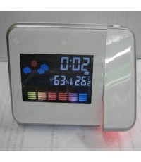 Weather Clock Forecast Projection Clock LED Electronic Clock Luminous Mute Alarm Clock 8190 Projection Alarm Clock